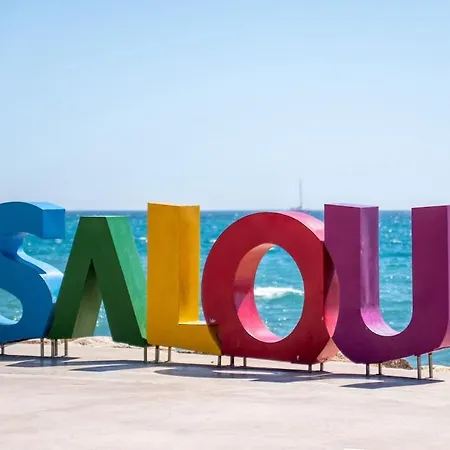 -2hb-4pax -beach-sea View-ac-wifi15 * Salou